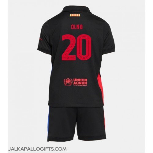 Barcelona Dani Olmo #20 Vieras Peliasu Lasten 2024-25 Lyhythihainen (+ Lyhyet housut)